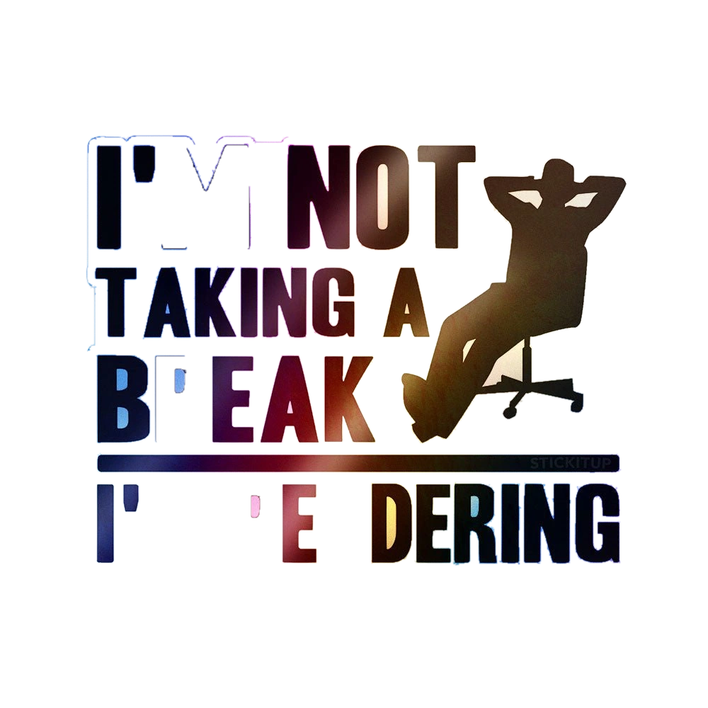 I'm Rendering Holographic Stickers